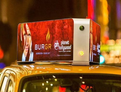 Three-sided Taxi Top Screen
