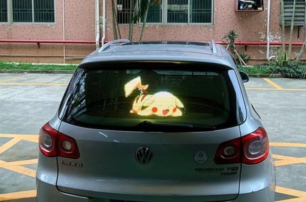 Car Rear Window Transparent Led Display