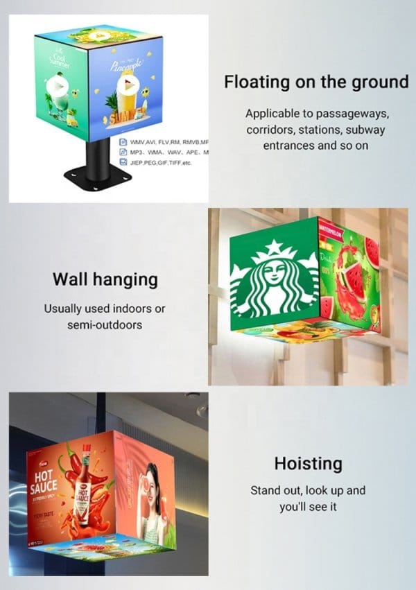 Cube LED Display,cubic led screen,cubic led display