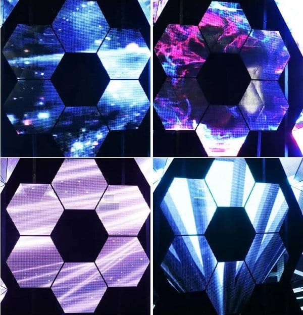 Hexagon LED Display
