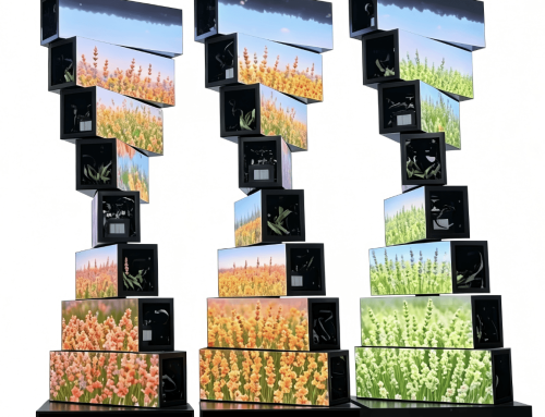 DNA Helix Rotating Mechanical LED Screen
