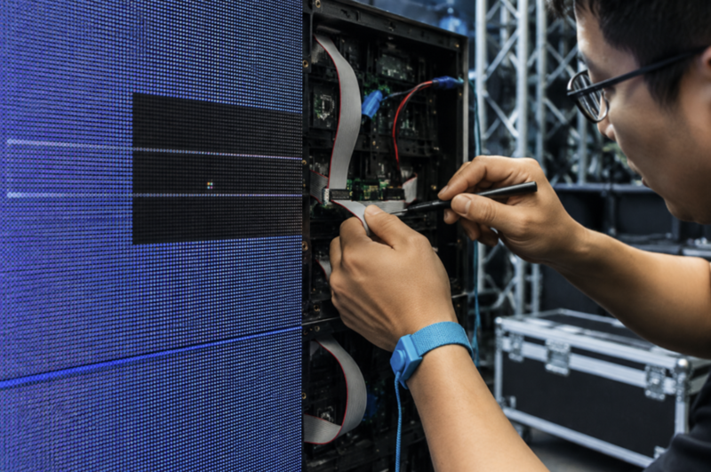 led display problems,led screen troubleshooting,led screen dead pixels fix,led display not working,led screen repair guide